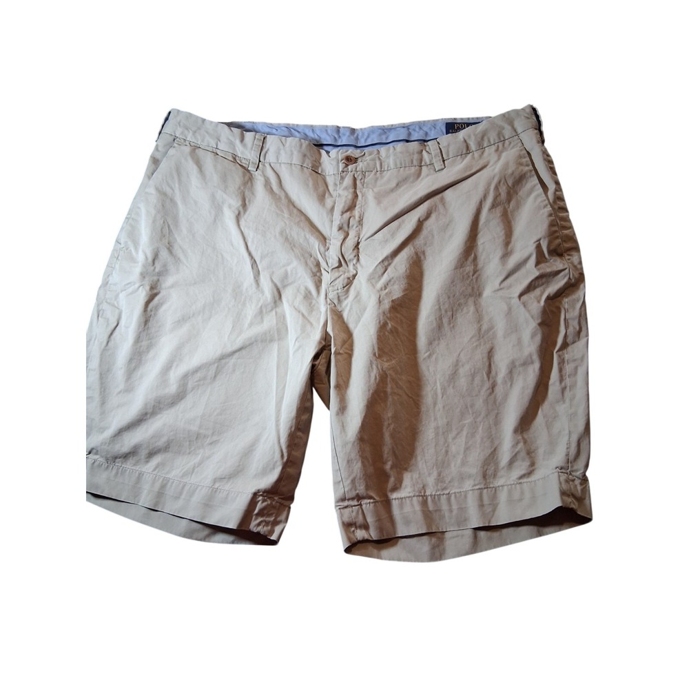 Polo Ralph Lauren Polo Chino Shorts Mens 42 Beige Stretch Classic Fit